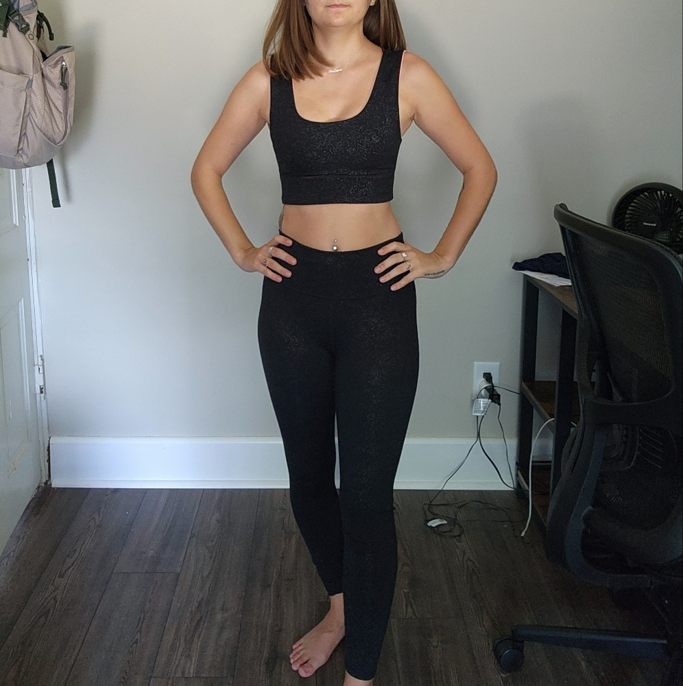 Fabletics workout set (reversible)
